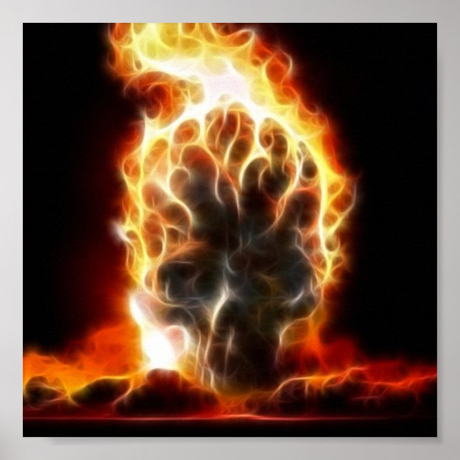 Skull Atomic Bomb Poster (Framsidan)