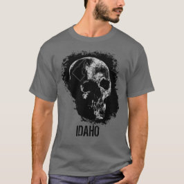 SKULL AV IDAHO T SHIRT