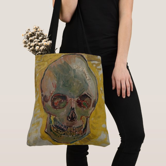 Skull av Vincent Van Gogh Tygkasse (Närbild)
