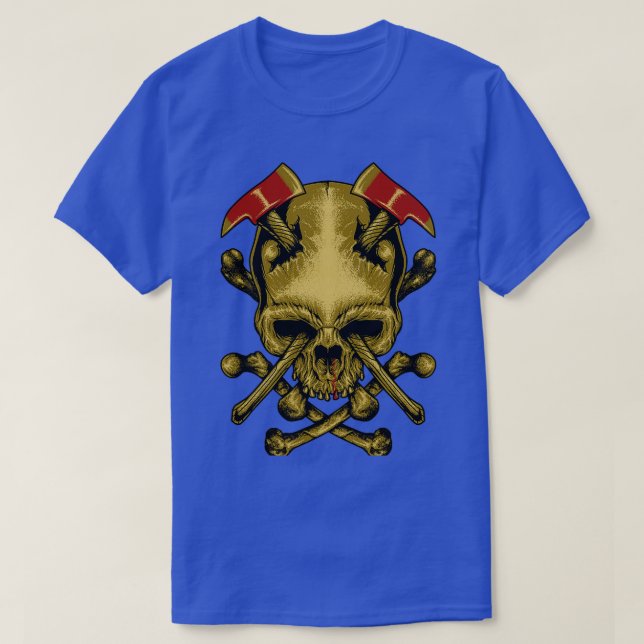 Skull Ax 5 T Shirt (Design framsida)