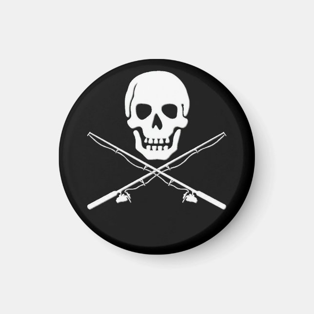 SKULL & BAKBONES MAGNET (Framsidan)