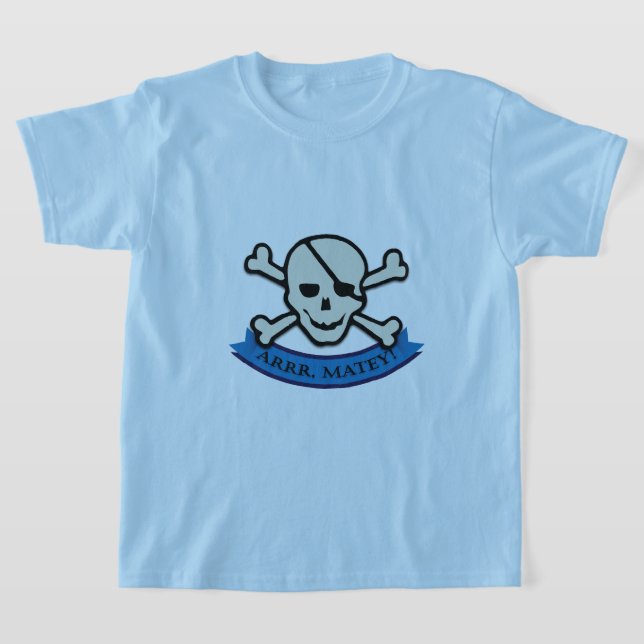 Skull - Barns grundläggande T-Shirt (Laydown)
