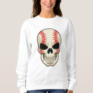 Skull Baseball Sports T Shirt
