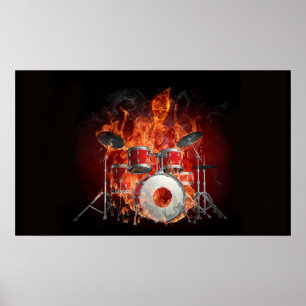 SKULL BATTERY HÖG DEFINITION POSTER