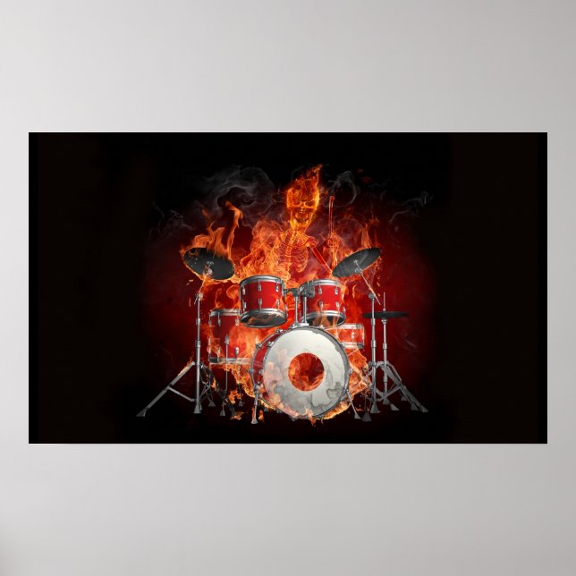 SKULL BATTERY HÖG DEFINITION POSTER (Framsidan)