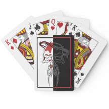 skull Bicycle Playing Cards