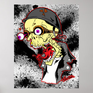 Skull-Biker Poster