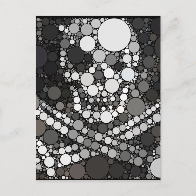 Skull Black White Pirat Vykort (Framsida)