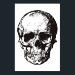 Skull Black White Pop Art Fantasy Art Heavy Metall Poster<br><div class="desc">Fantasy Art Skull Skeleton Poster Print - Black & White Heavy Metall Punk Sten College Popp Art</div>