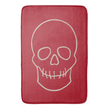 Skull - Blood Red och Bone White