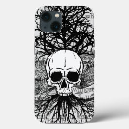 Skull & Bokar Fodral-Mate iphone case
