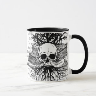 Skull & Bokar Mugg