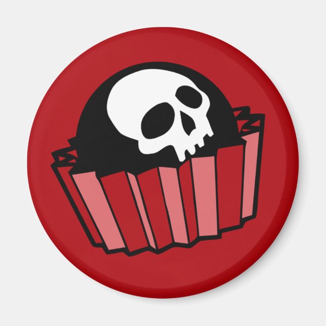 Skull Bonbon Magnet (Framsidan)