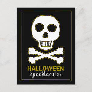 Skull & boner, inbjudan till Guld Halloween fest