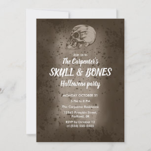 Skull & Bones Halloween-inbjudan Inbjudningar