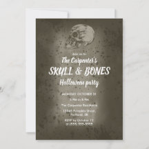 Skull & Bones Halloween-inbjudan
