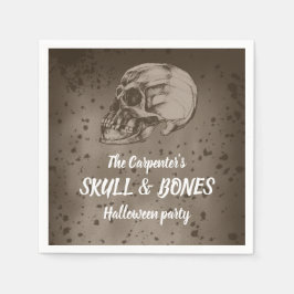 Skull & Bones Halloween Pappersservett