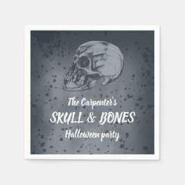 Skull & Bones Halloween Pappersservett