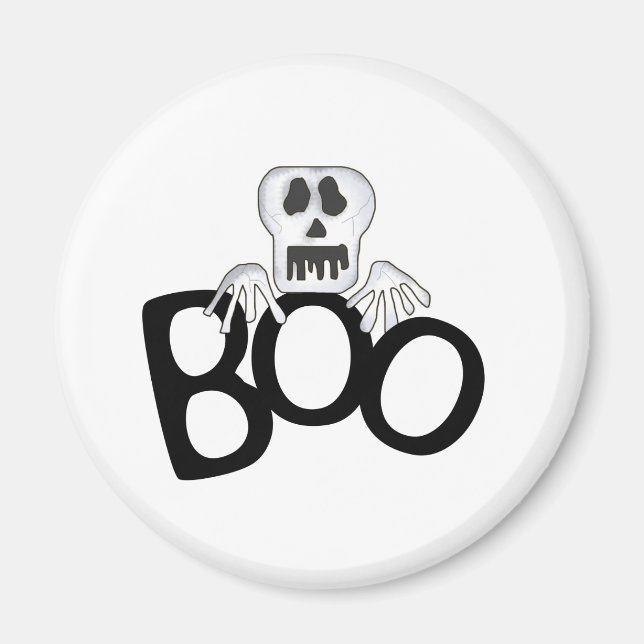 Skull Boo Magnet (Framsidan)