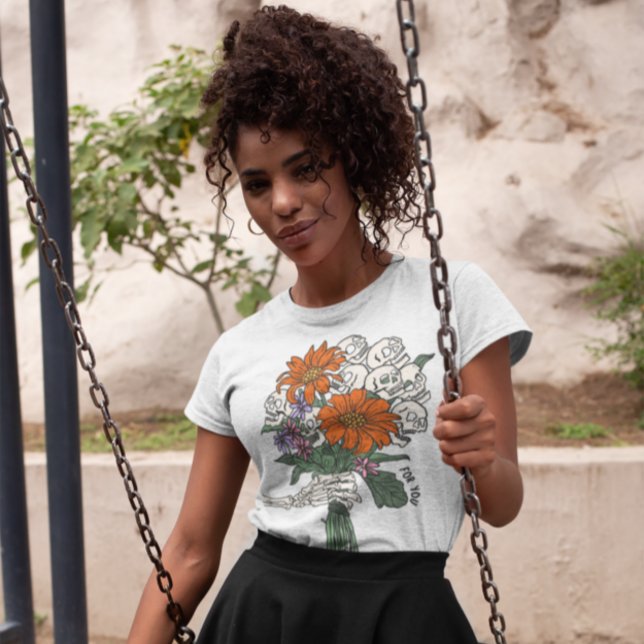 Skull bouquet t shirt (Skapare uppladdad)