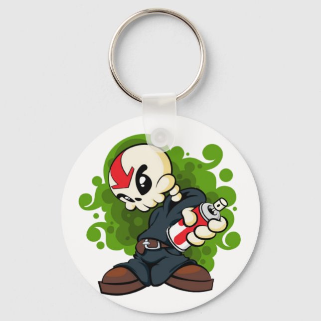 Skull Boy Nyckelring (Framsida)