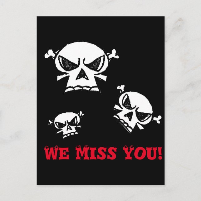 Skull Boys Vykort (Framsida)