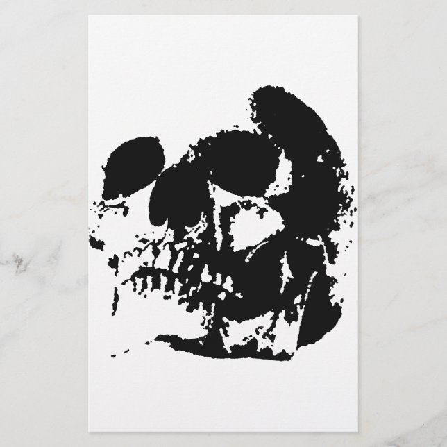 Skull Brevpapper (Framsida)