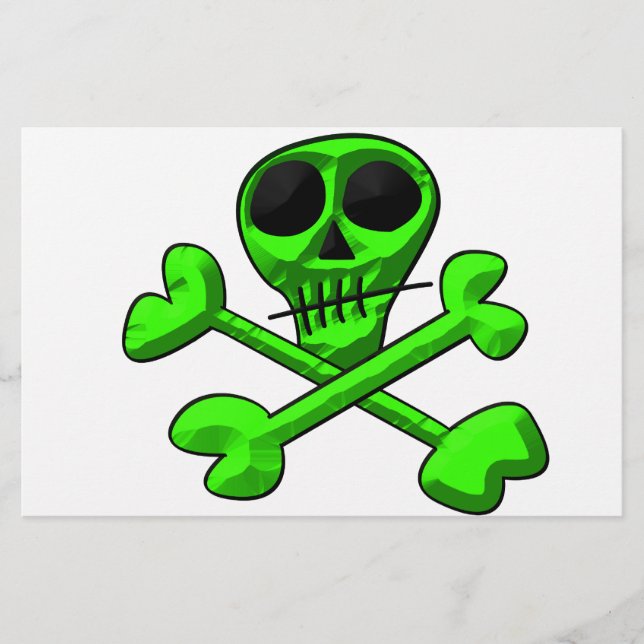 Skull Brevpapper (Framsida)