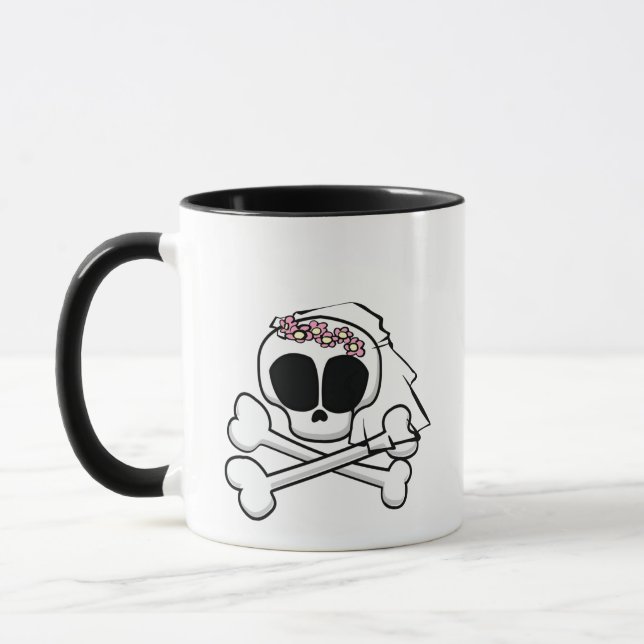Skull Bride Mugg (Vänster)