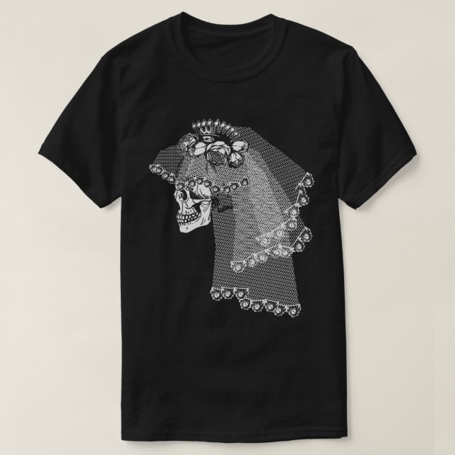 Skull Bride T Shirt (Design framsida)