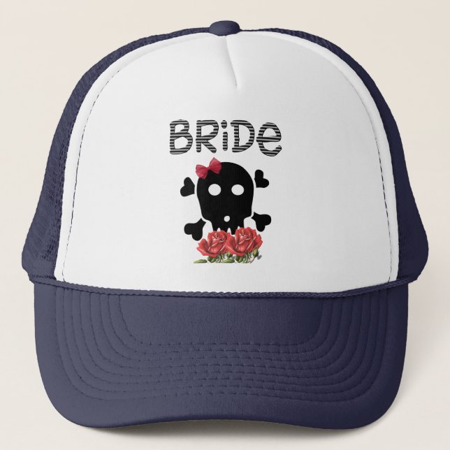 Skull Bride Truckerkeps (Framsida)