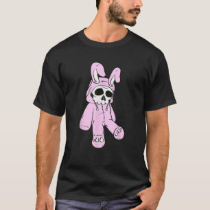 Skull Bunny Rosa Dead Bunny Costume Skeleton Manga T Shirt