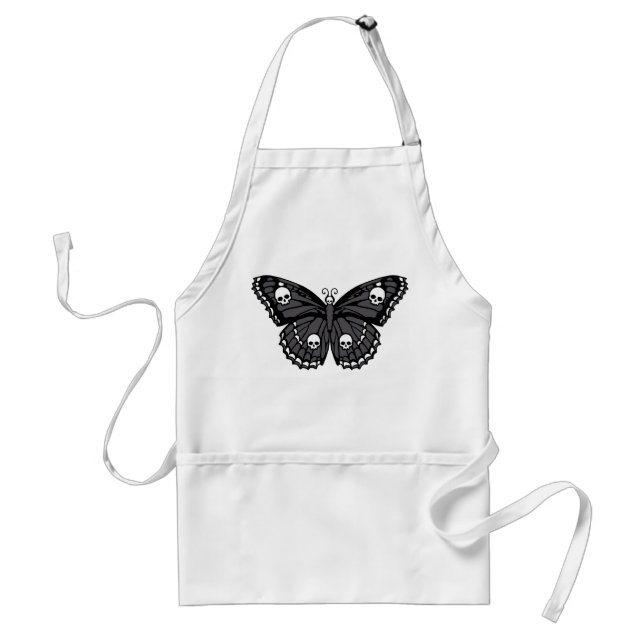 Skull Butterfly Förkläde (Framsidan)