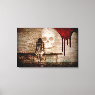 Skull Canvastryck