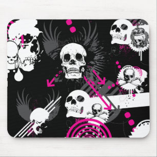 Skull Chaos Mousepad Musmatta