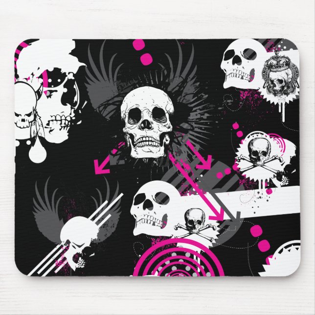 Skull Chaos Mousepad Musmatta (Framsidan)