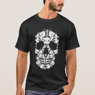 Skull Chihuahua Skeleton Halloween Scary T Shirt