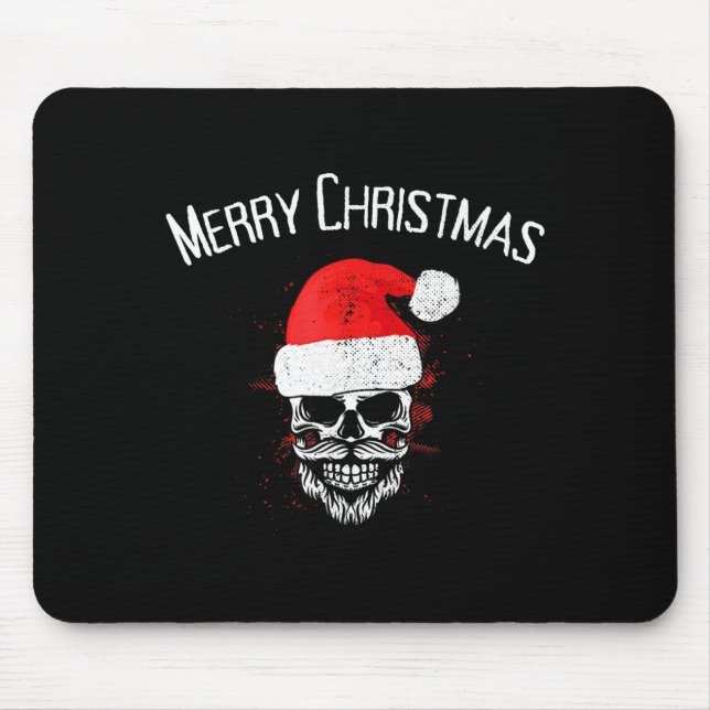 Skull Christmas Santa - Creepy Christmas  Musmatta (Framsidan)