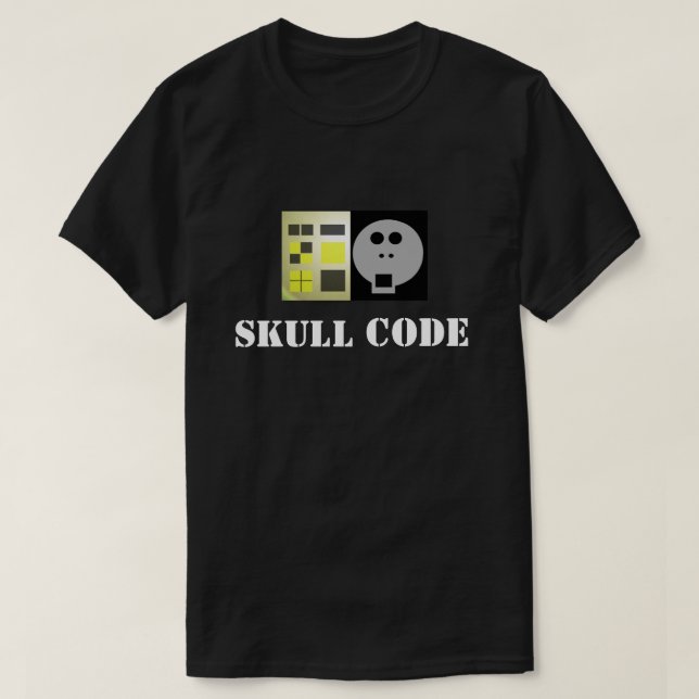 Skull Code V2: Skullnskin Graphics Tee By J.H.T. (Design framsida)