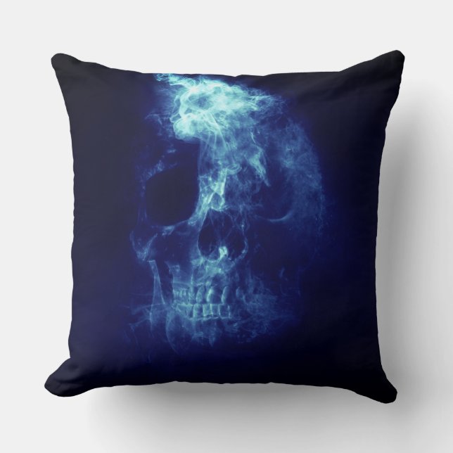 Skull Cotton Dekorativ kudde (Framsida)