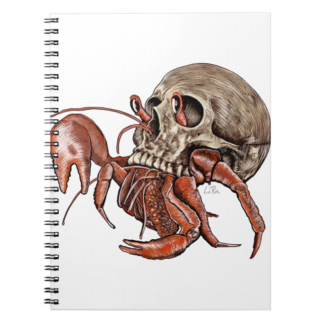 SKULL CRAB ANTECKNINGSBOK (Framsidan)