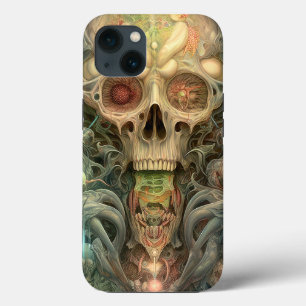 Skull Creepy Surreal Horror Art