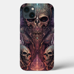 Skull Creepy Surreal Horror Art