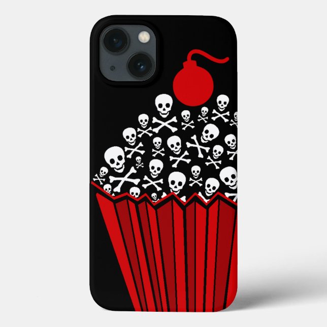 Skull Cupkaka Fodral-Mate iphone case (Baksida)