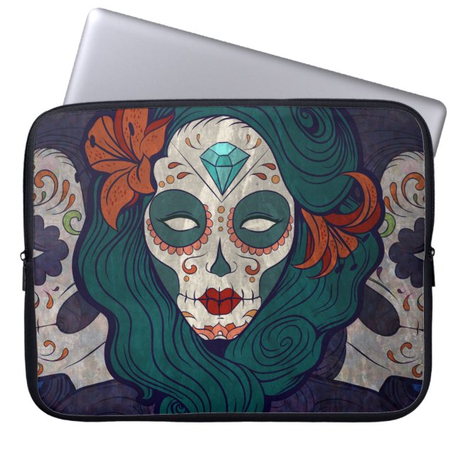 Skull Dam Laptop Fodral (Framsidan)