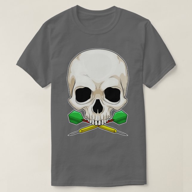 Skull Darts Dart T Shirt (Design framsida)