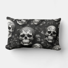 Skull edgy mystisk lumbarkudde