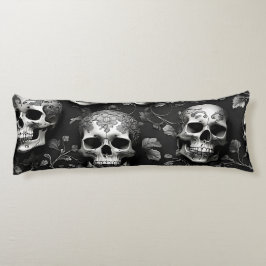 Skull edgy och mystisk kroppskudde