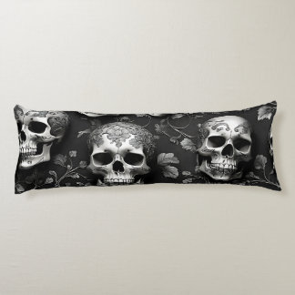 Skull edgy och mystisk kroppskudde