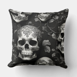 Skull edgy och mystisk kudde